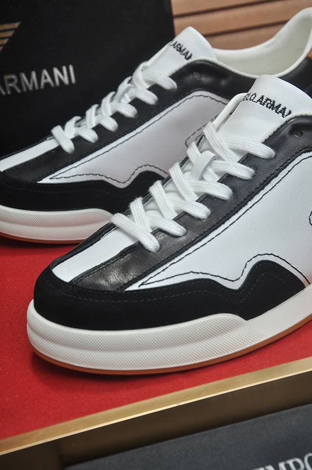 Armani Leather Casual Sneakers Colorway 3 1133250-3