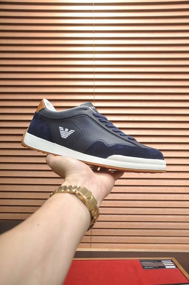 Armani Leather Casual Sneakers Colorway 1 1133250-1