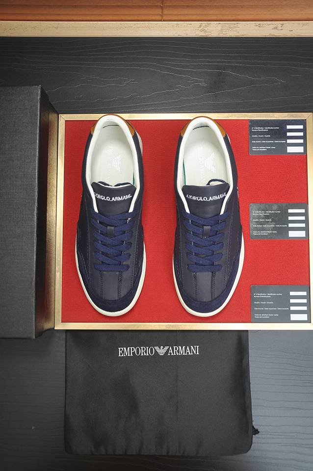 Armani Leather Casual Sneakers Colorway 1 1133250-1