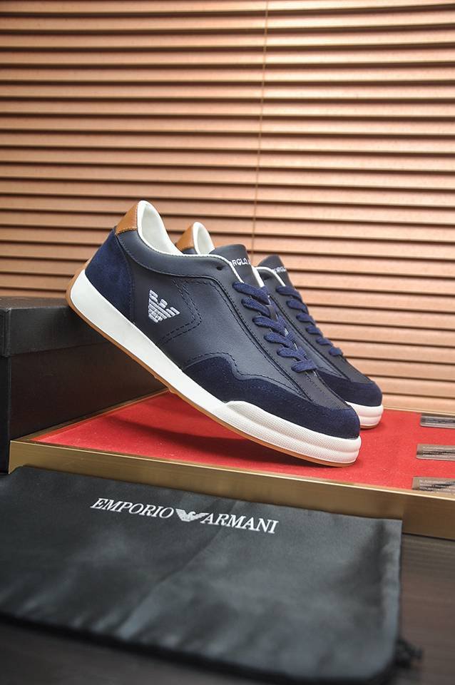 Armani Leather Casual Sneakers Colorway 1 1133250-1