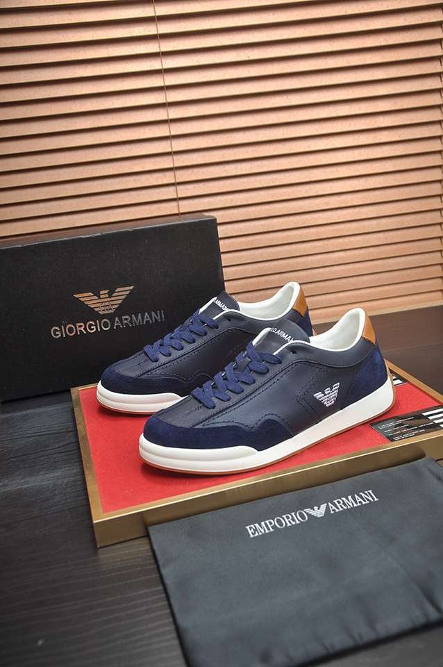 Armani Leather Casual Sneakers Colorway 1 1133250-1
