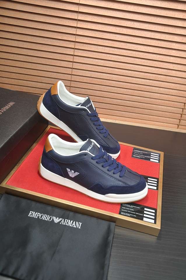 Armani Leather Casual Sneakers Colorway 1 1133250-1