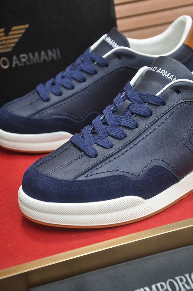Armani Leather Casual Sneakers Colorway 1 1133250-1