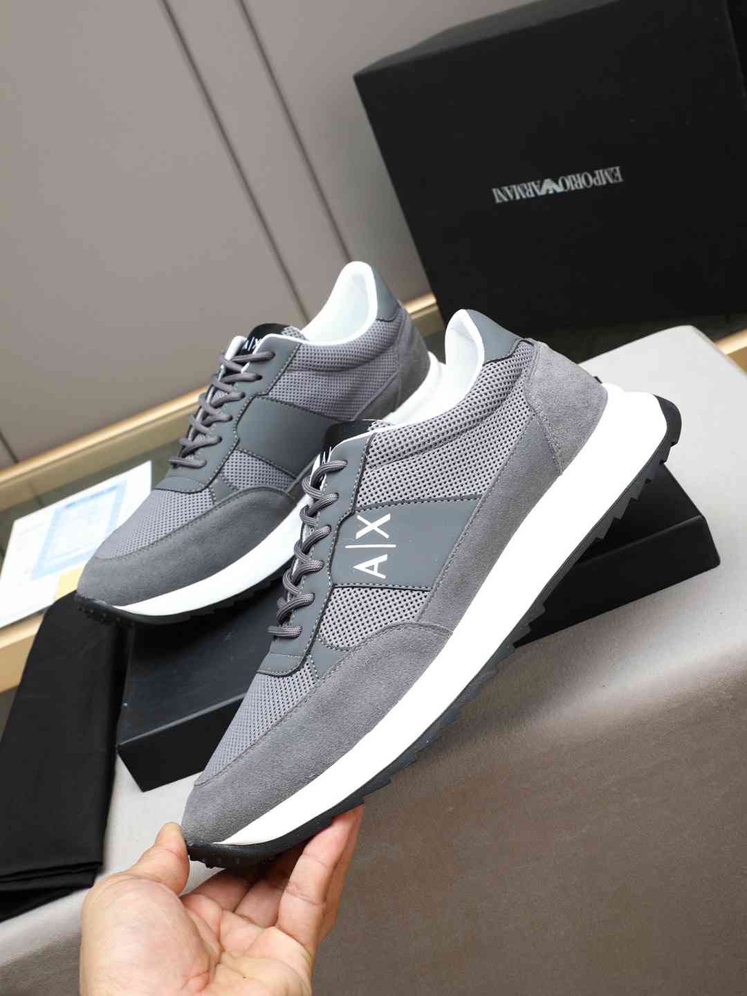 Armani Leather Sneakers Colorway 2 1308250-2