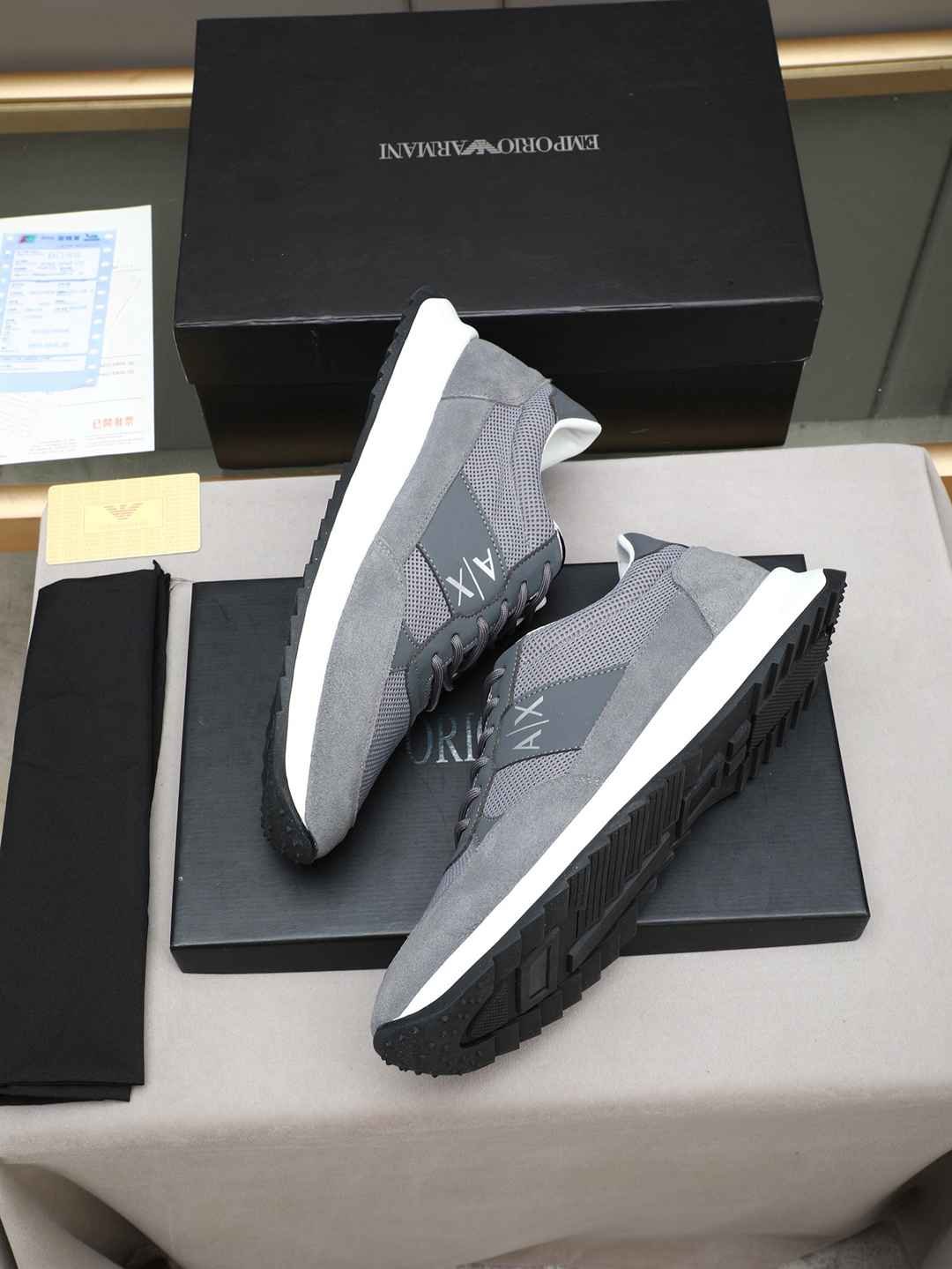 Armani Leather Sneakers Colorway 2 1308250-2