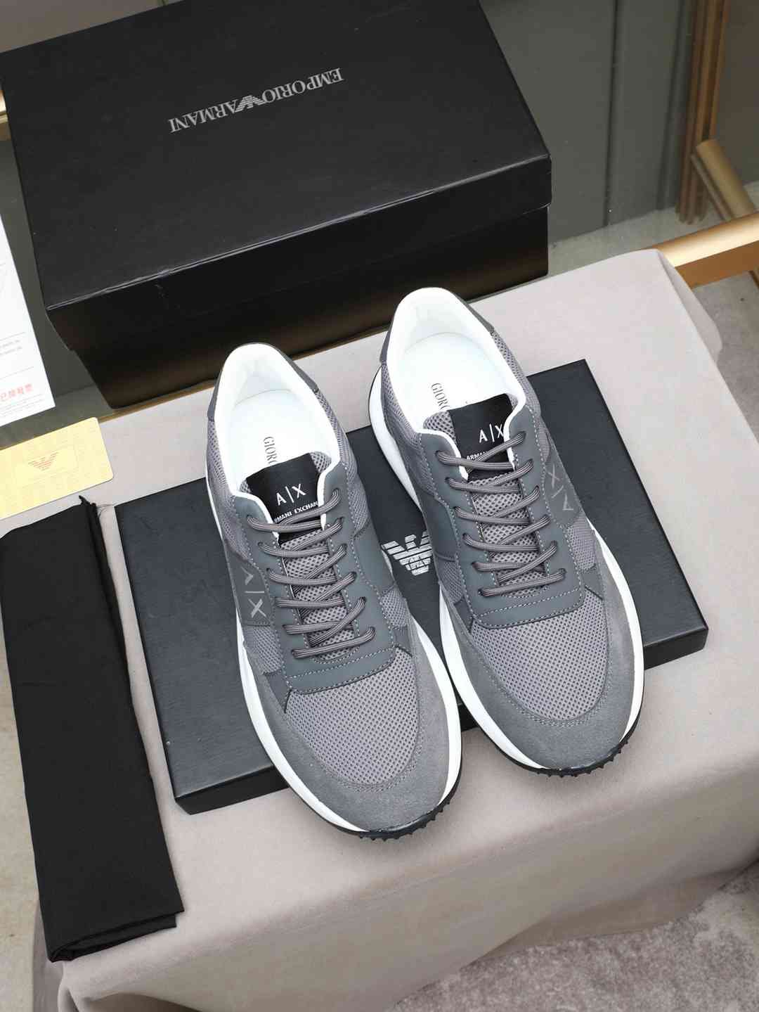 Armani Leather Sneakers Colorway 2 1308250-2