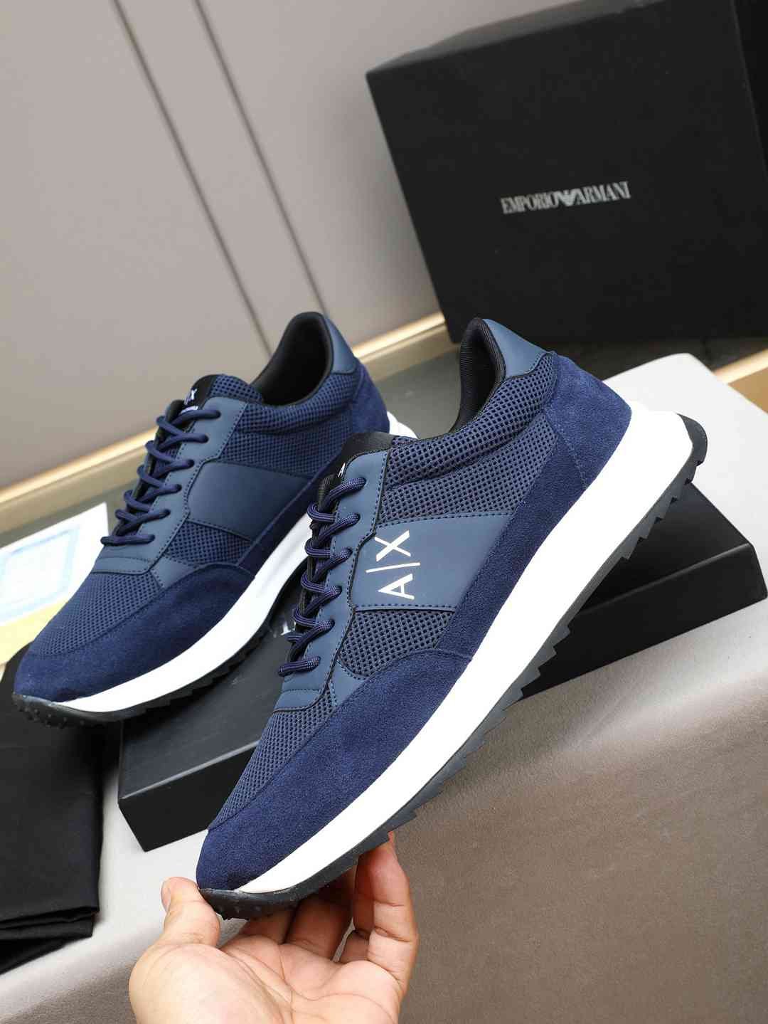 Armani Leather Sneakers Colorway 1 1308250-1