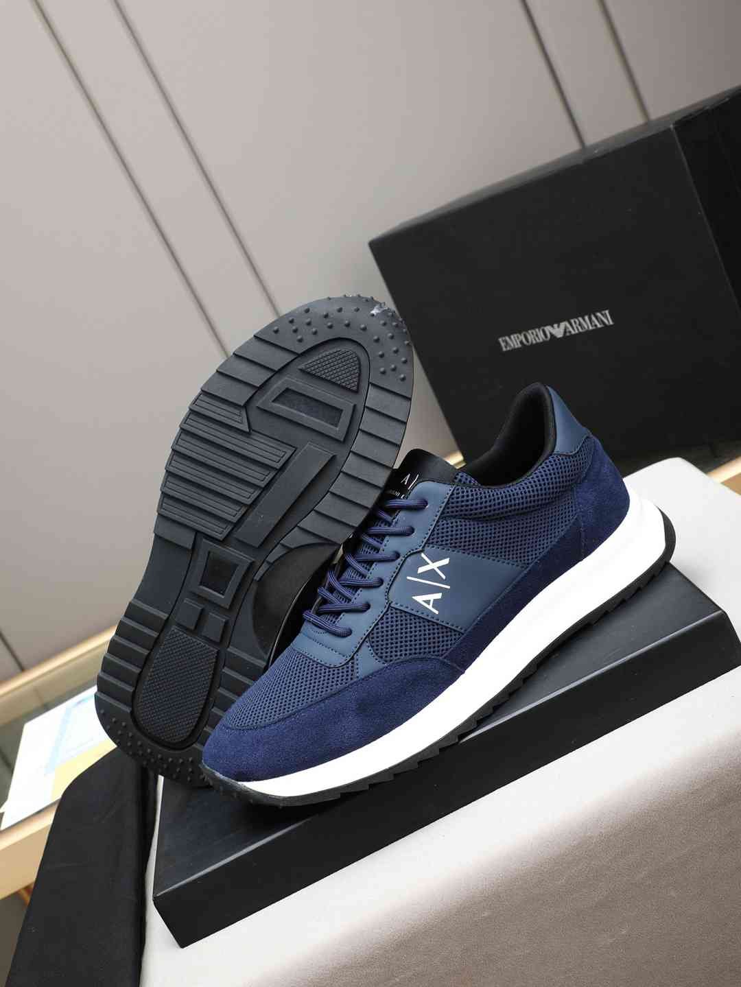 Armani Leather Sneakers Colorway 1 1308250-1