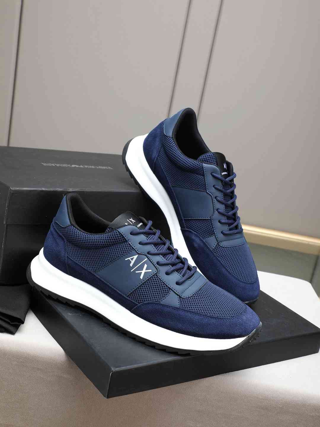 Armani Leather Sneakers Colorway 1 1308250-1