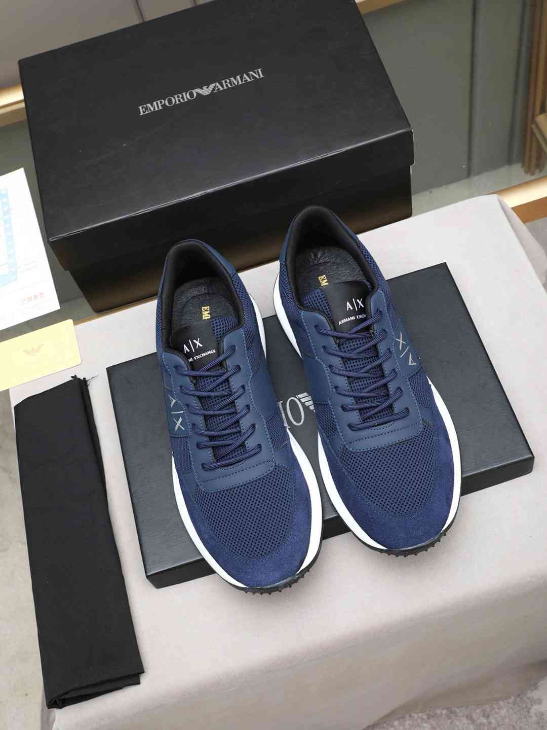 Armani Leather Sneakers Colorway 1 1308250-1