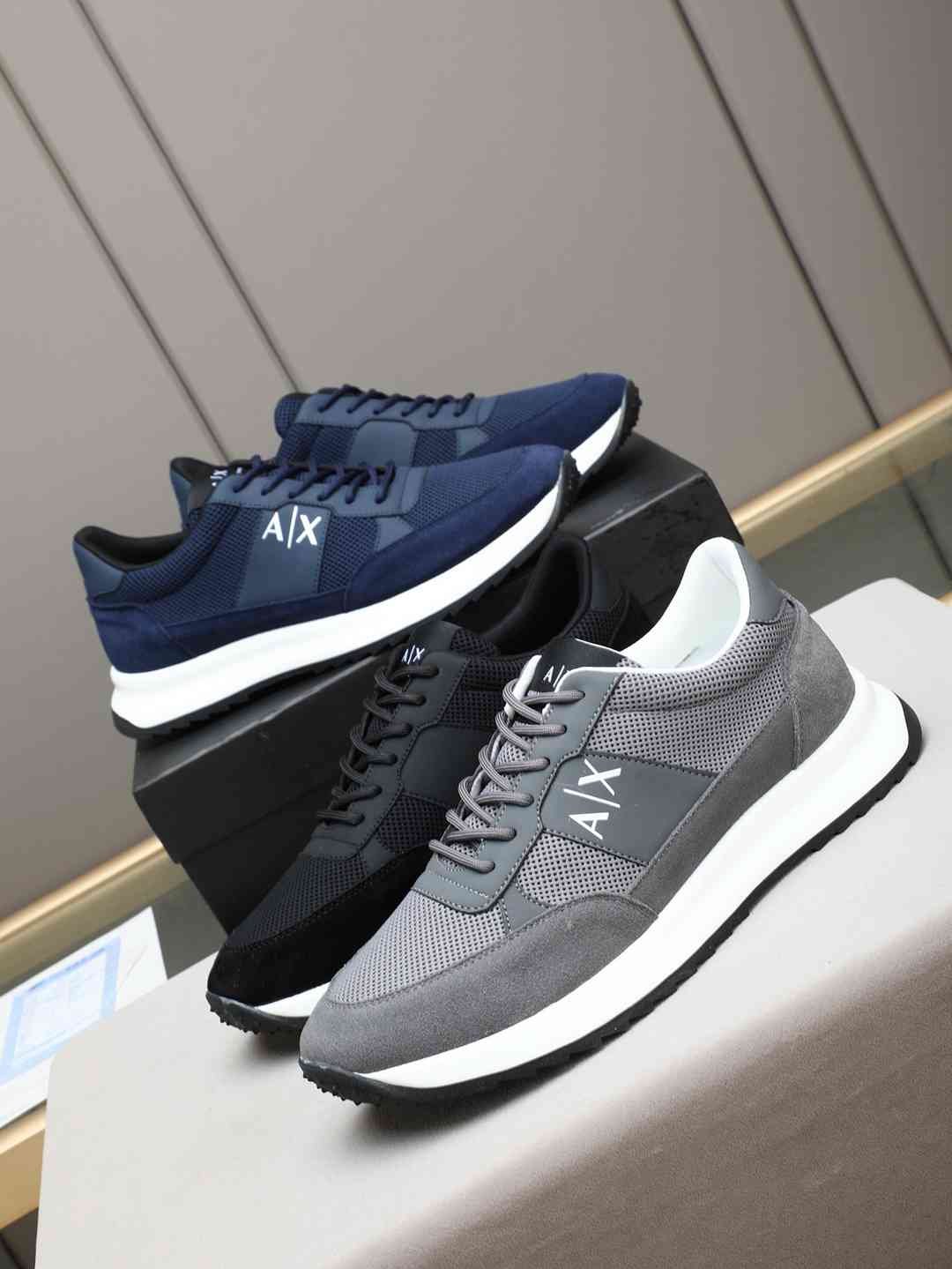 Armani Leather Sneakers Colorway 1 1308250-1