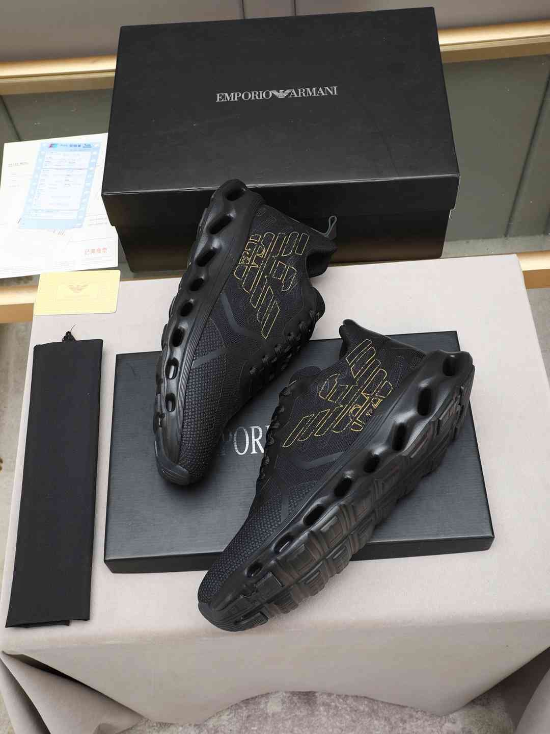 Armani Leather Sneakers Colorway 1 1308240-1