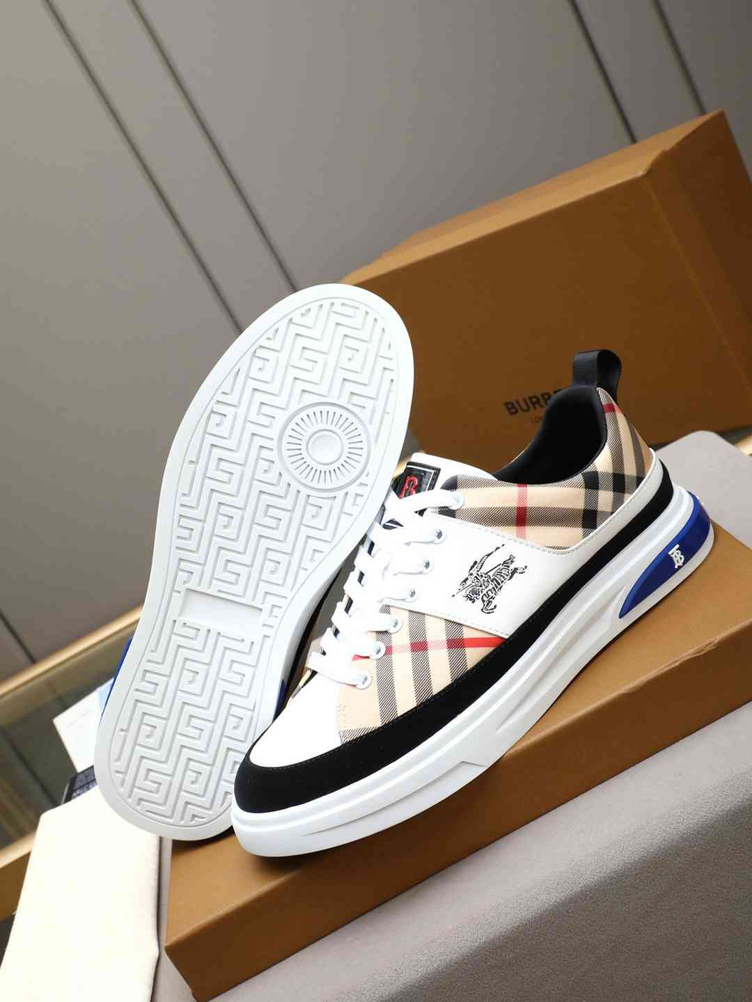 Burberry Men’s Leather Sneakers Colorway 7 1308230-7