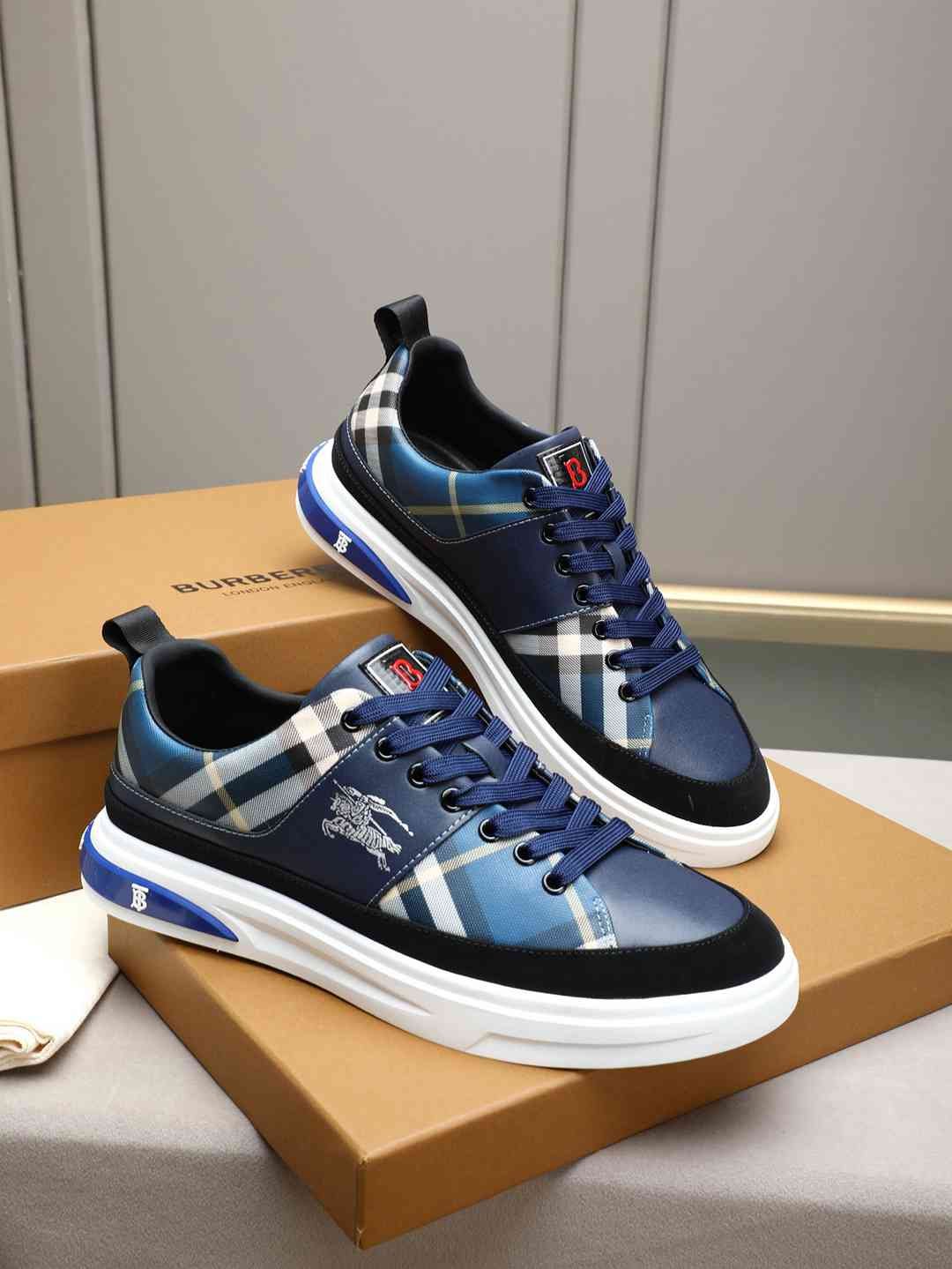 Burberry Men’s Leather Sneakers Colorway 6 1308230-6