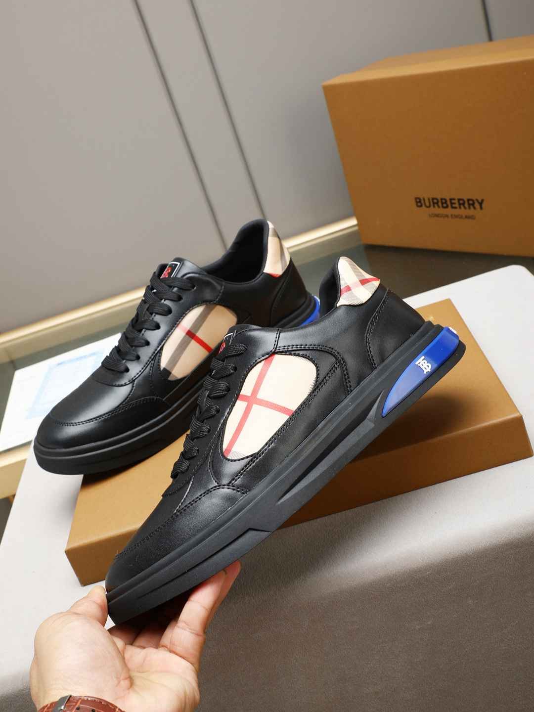 Burberry Men’s Leather Sneakers Colorway 5 1308230-5