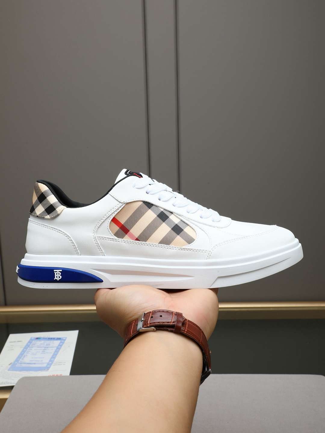Burberry Men's Leather Sneakers Colorway 4 1308230-4
