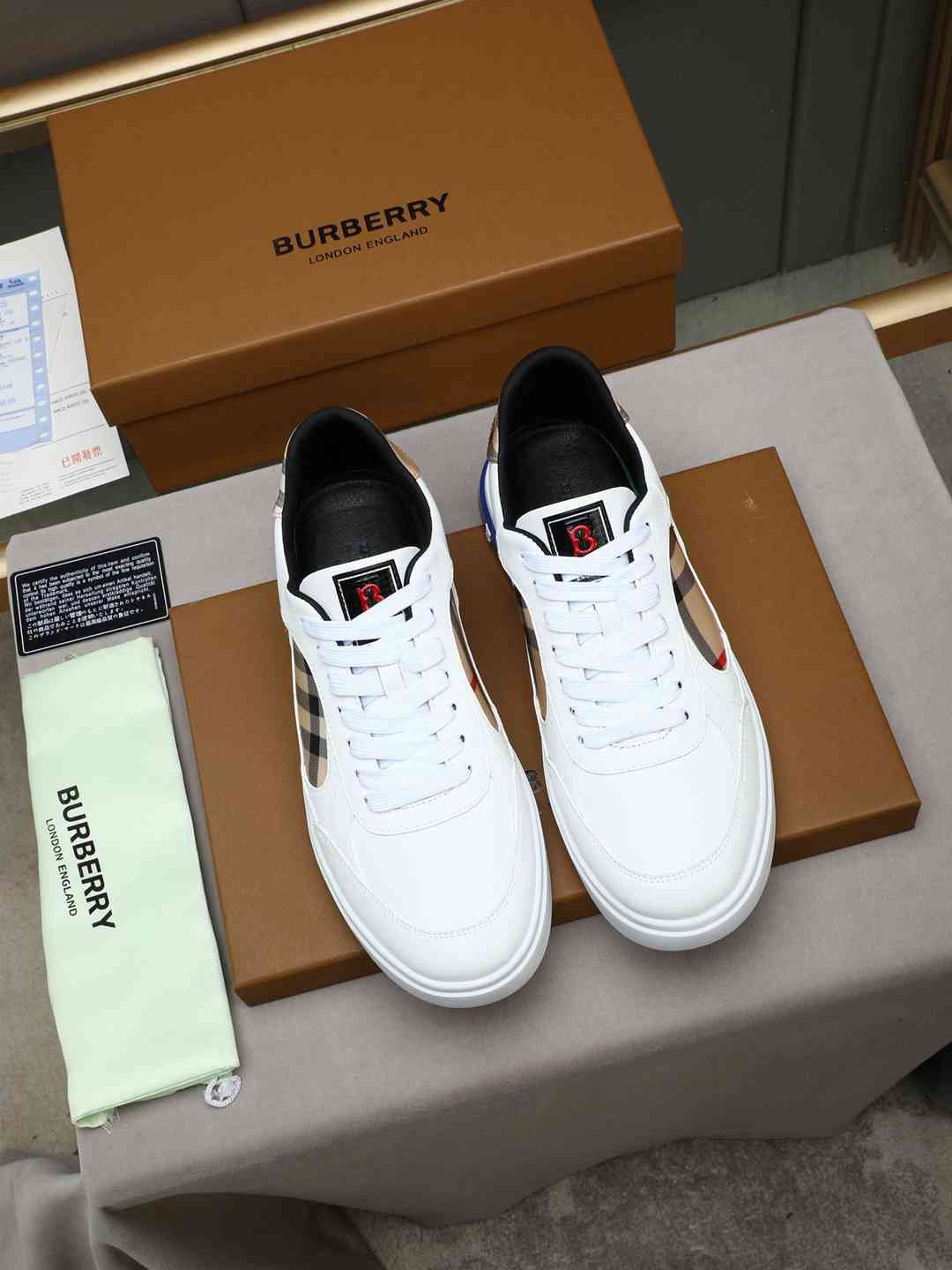 Burberry Men’s Leather Sneakers Colorway 4 1308230-4