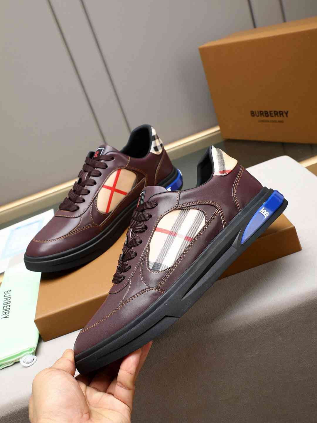 Burberry Men’s Leather Sneakers Colorway 3 1308230-3