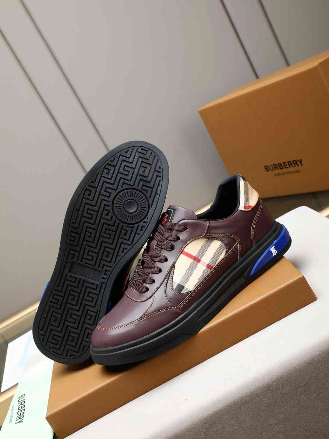 Burberry Men’s Leather Sneakers Colorway 3 1308230-3