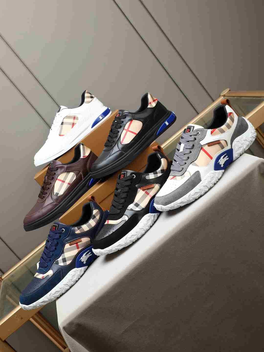 Burberry Men’s Leather Sneakers Colorway 3 1308230-3