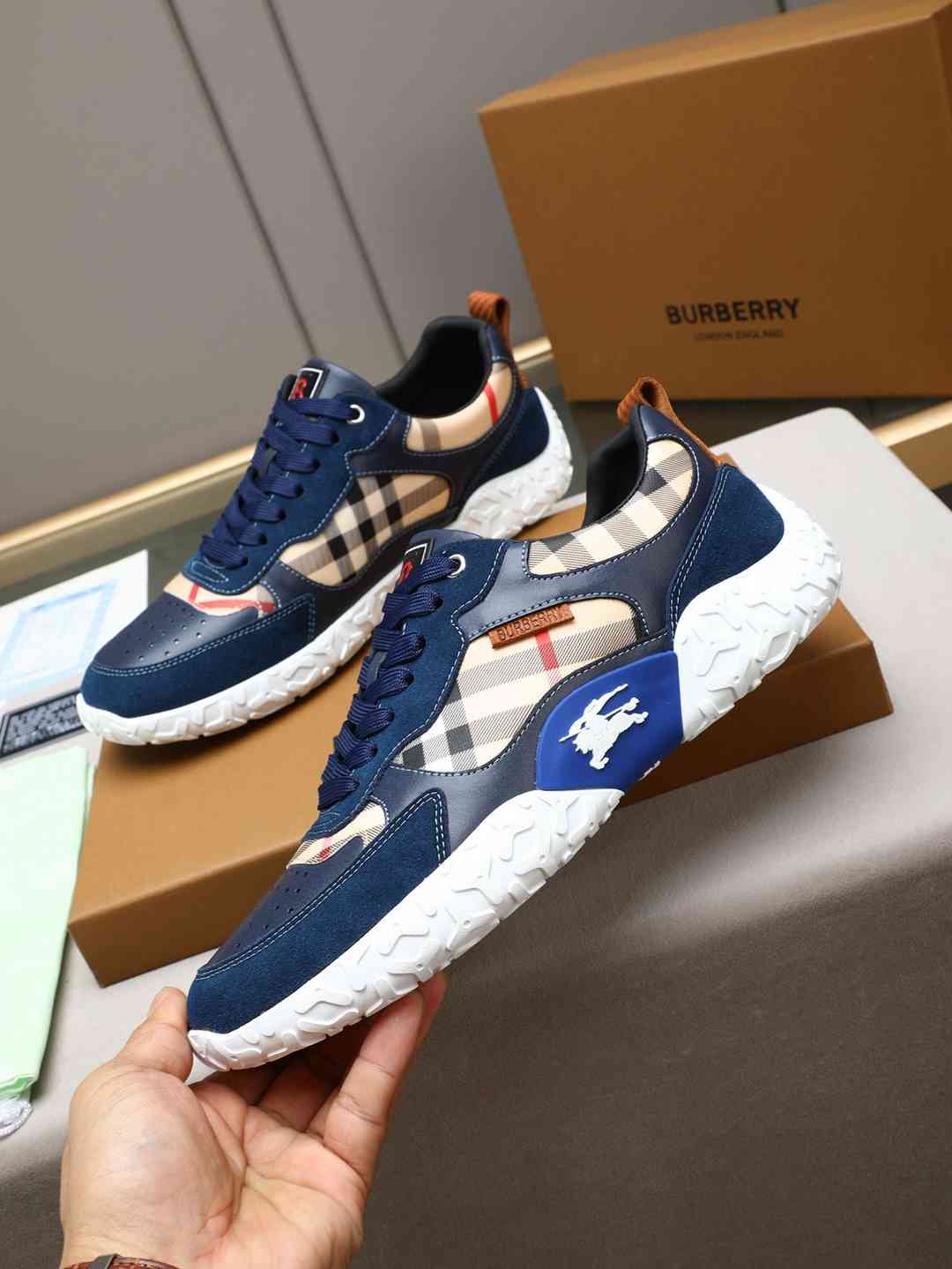 Burberry Men’s Leather Sneakers Colorway 2 1308230-2