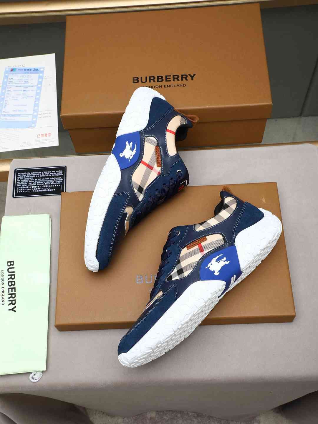 Burberry Men’s Leather Sneakers Colorway 2 1308230-2
