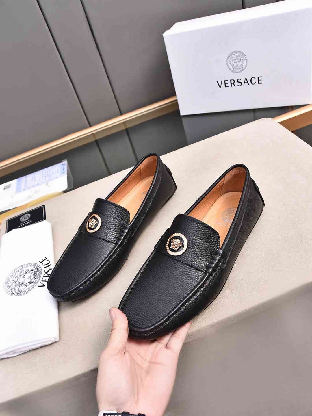 Versace Leather Sneakers 1308220