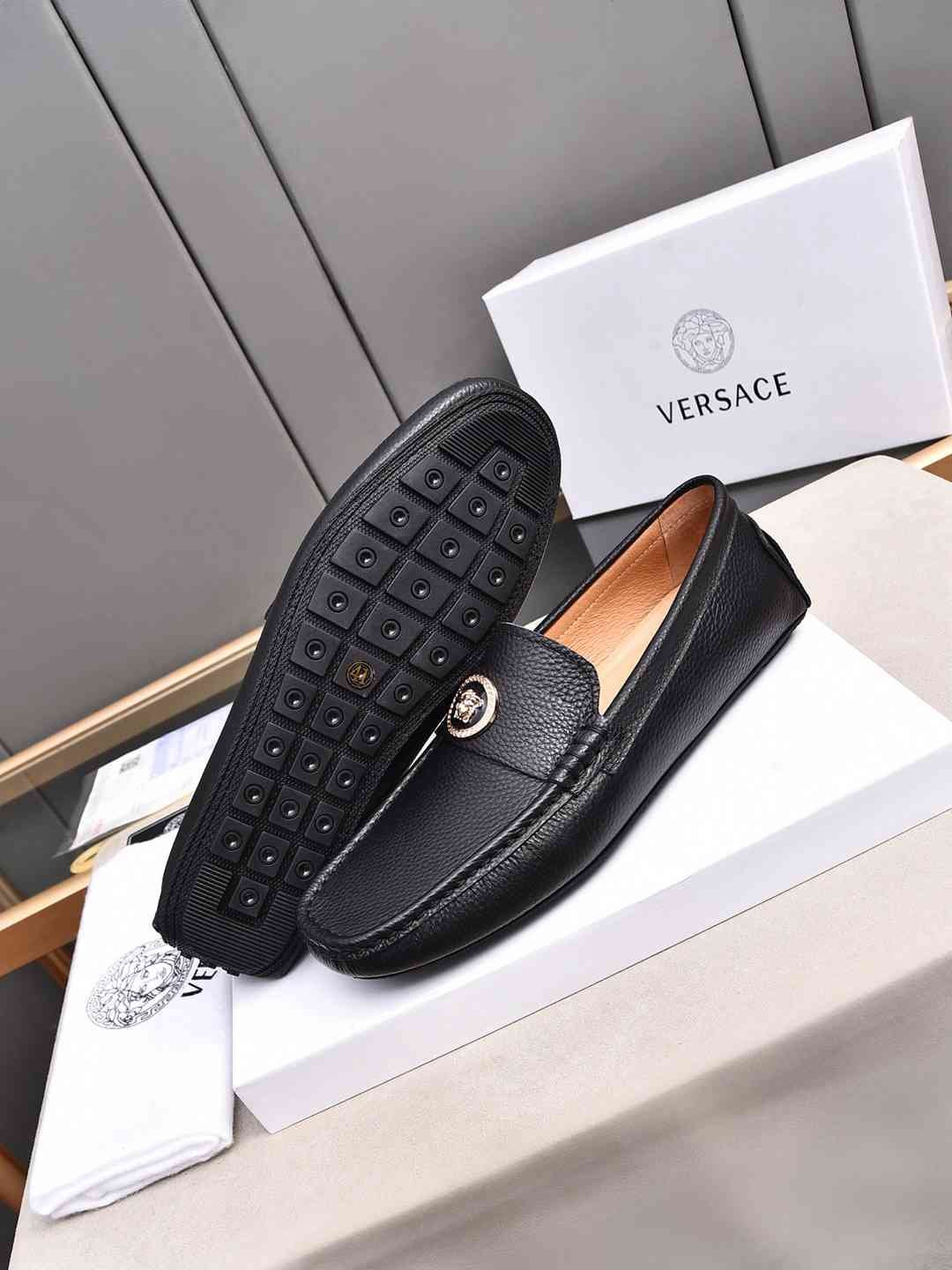Versace Leather Sneakers 1308220