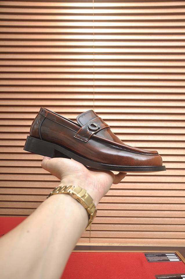 Ferragamo Leather Designer Sneakers Colorway 14 1133290-14