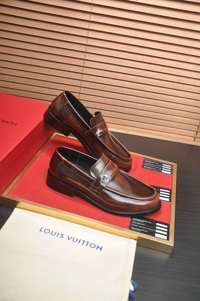 Ferragamo Leather Designer Sneakers Colorway 14 1133290-14