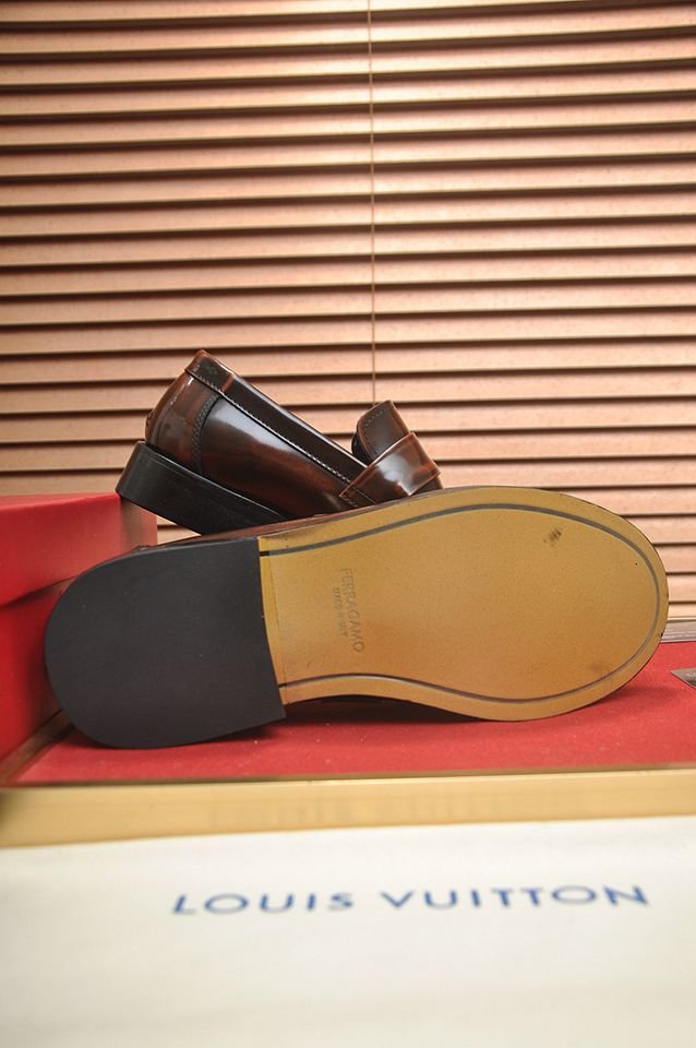 Ferragamo Leather Designer Sneakers Colorway 14 1133290-14
