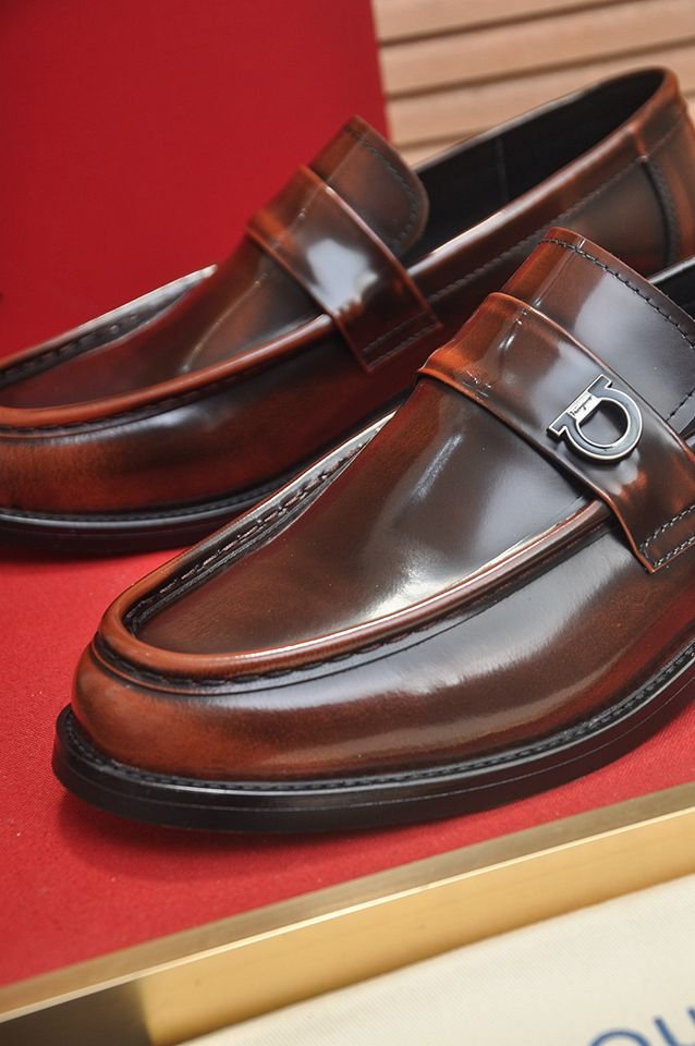 Ferragamo Leather Designer Sneakers Colorway 14 1133290-14