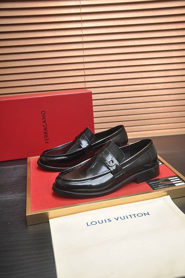 Ferragamo Leather Designer Sneakers Colorway 13 1133290-13