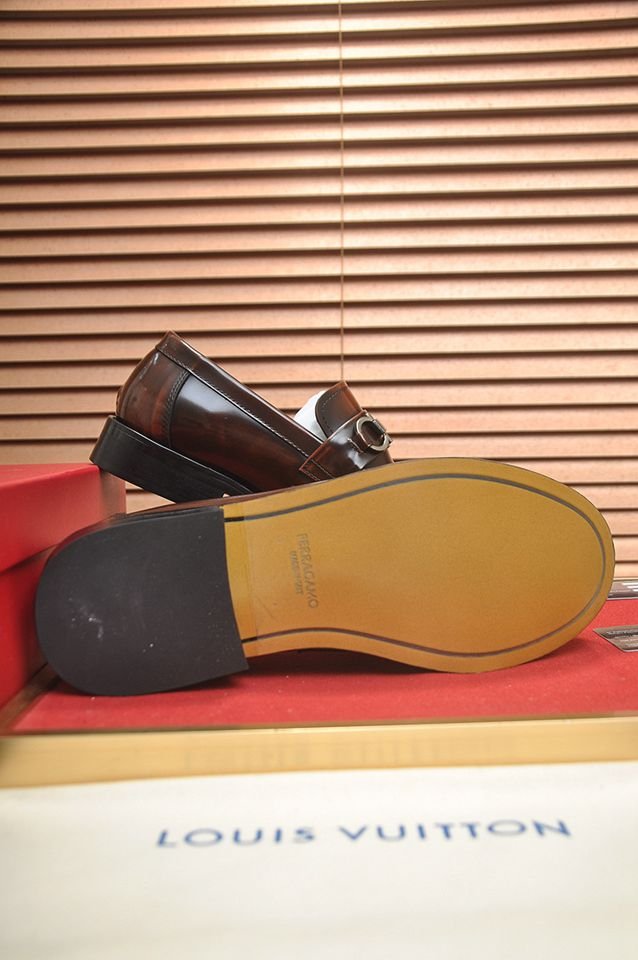 Ferragamo Leather Designer Sneakers Colorway 12 1133290-12