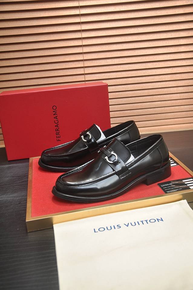 Ferragamo Leather Designer Sneakers Colorway 11 1133290-11