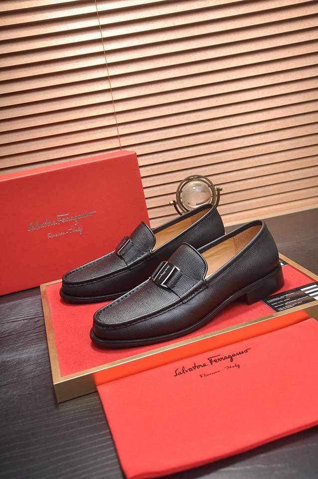 Ferragamo Leather Dress Shoes Colorway 10 1133310-10