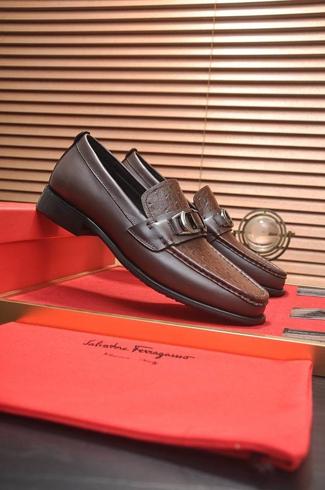 Ferragamo Leather Dress Shoes Colorway 9 1133310-9