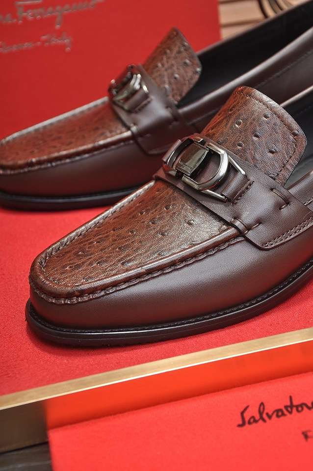 Ferragamo Leather Dress Shoes Colorway 9 1133310-9