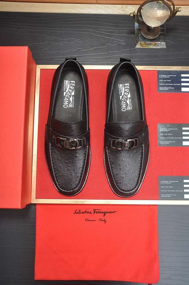 Ferragamo Leather Dress Shoes Colorway 8 1133310-8