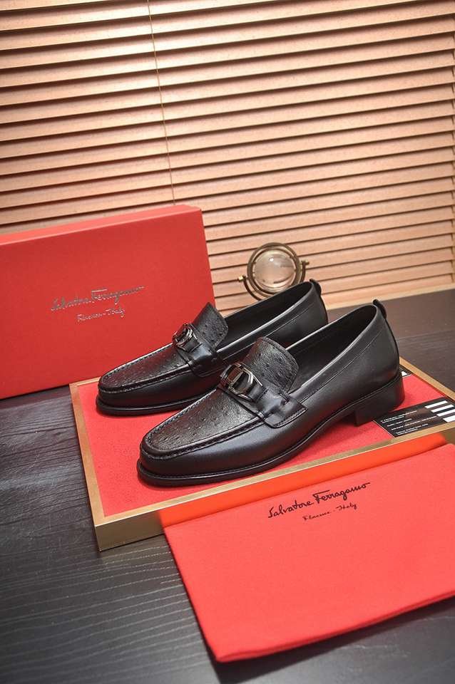 Ferragamo Leather Dress Shoes Colorway 8 1133310-8