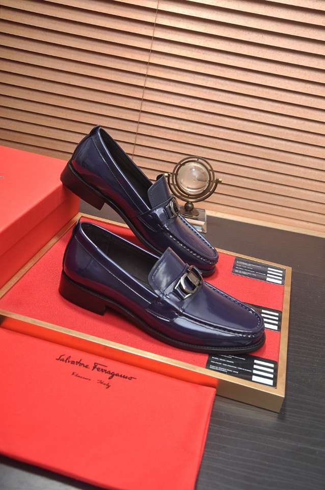 Ferragamo Leather Dress Shoes Colorway 7 1133310-7
