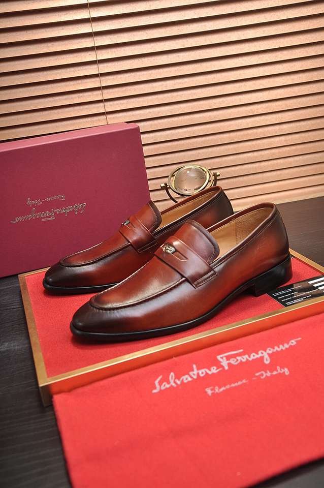 Ferragamo Leather Designer Sneakers Colorway 6 1133270-6