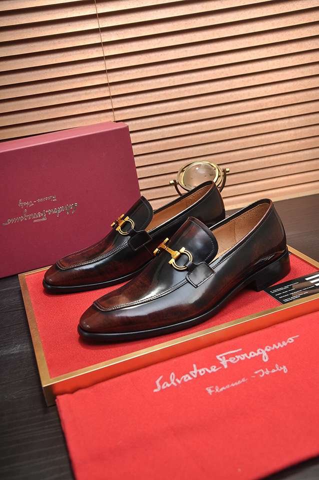 Ferragamo Leather Designer Sneakers Colorway 4 1133270-4