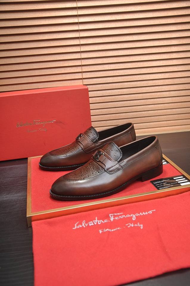 Ferragamo Leather Designer Sneakers Colorway 9 1133290-9