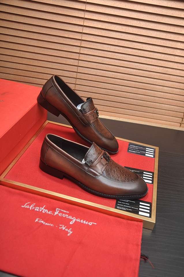 Ferragamo Leather Designer Sneakers Colorway 9 1133290-9