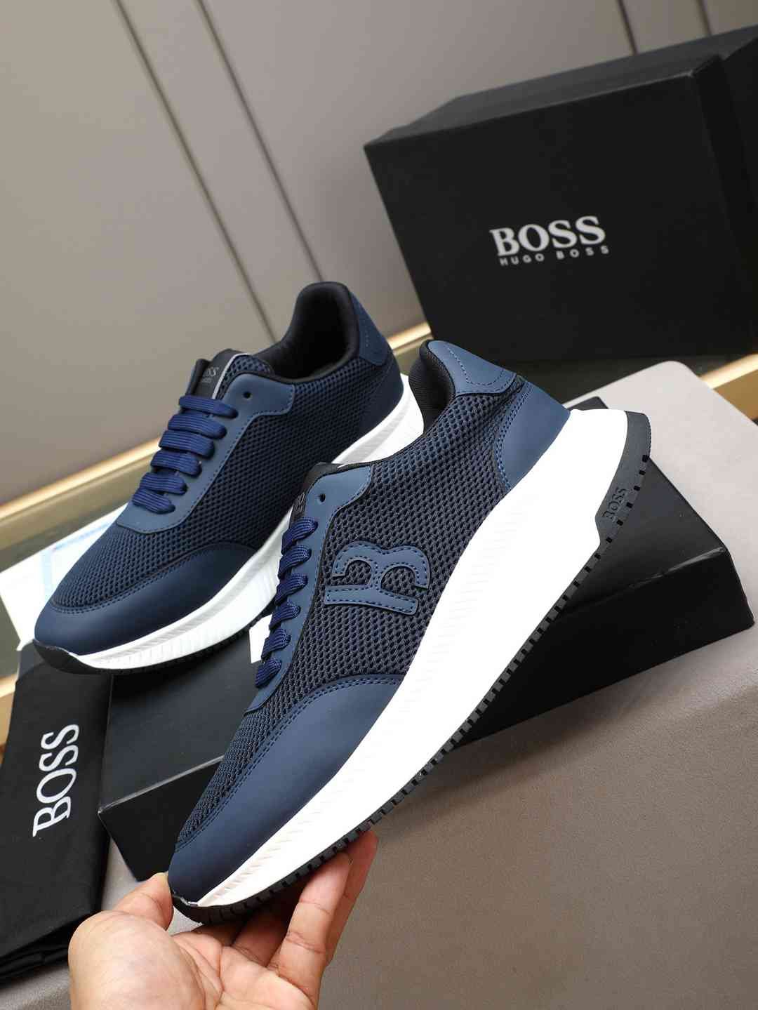 Boss Leather Designer Sneakers Colorway 20 1308240-20