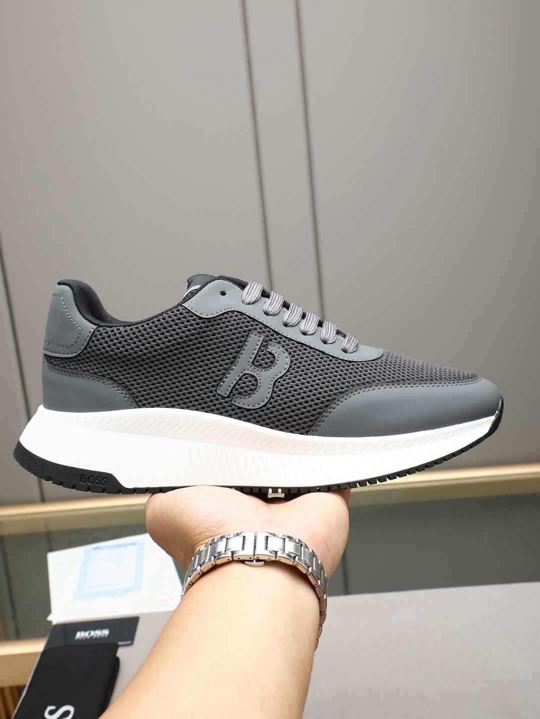 Boss Leather Designer Sneakers Colorway 19 1308240-19