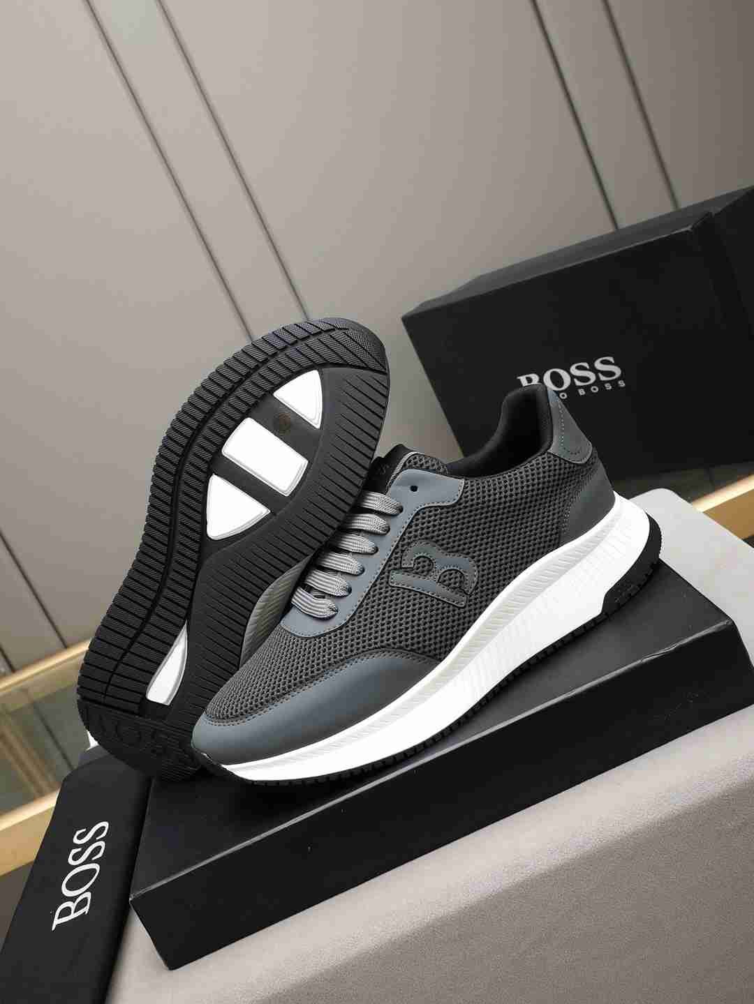 Boss Leather Designer Sneakers Colorway 19 1308240-19