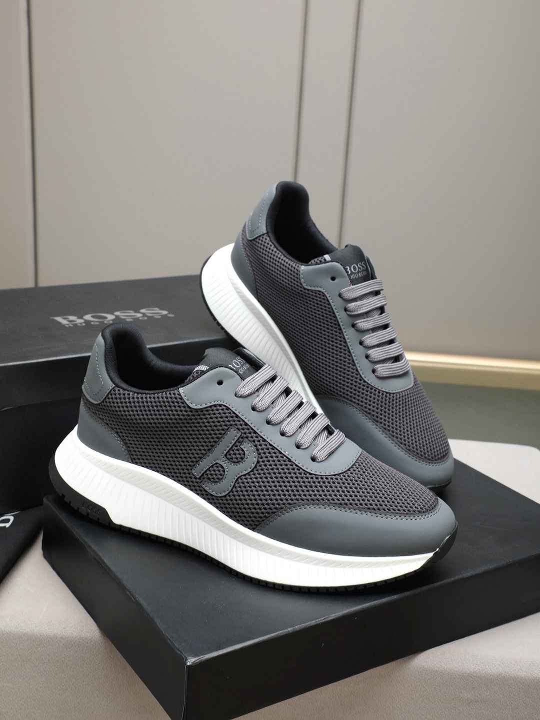 Boss Leather Designer Sneakers Colorway 19 1308240-19