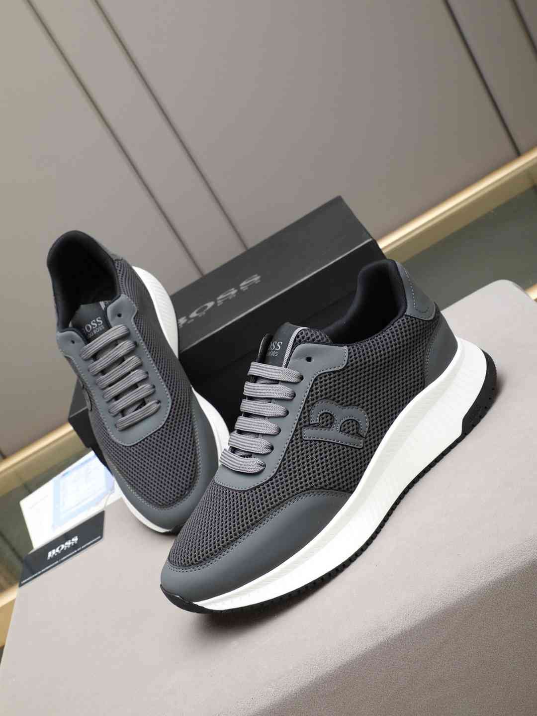 Boss Leather Designer Sneakers Colorway 19 1308240-19